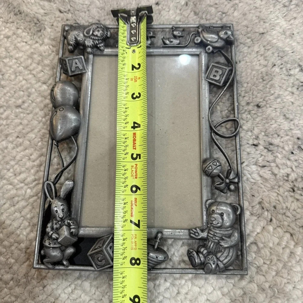 Pewter Baby Picture Frame 3.5